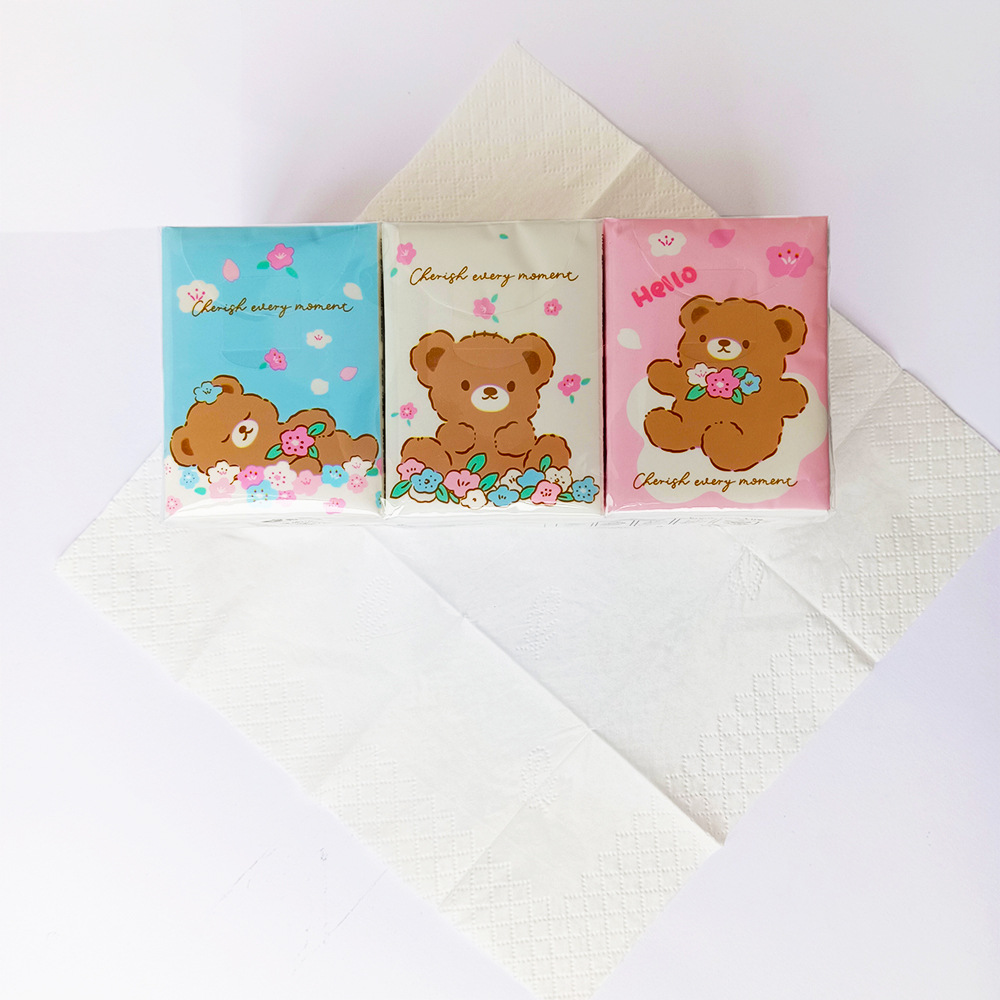 Cartoon Bear Pattern Pocket Tissue - Image 7