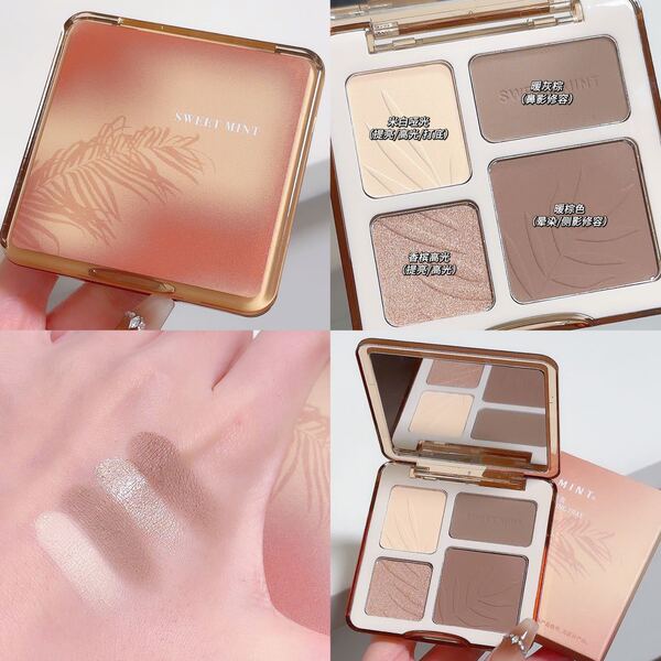Sweet Mint Four-Color Contouring Powder Palette - Image 5