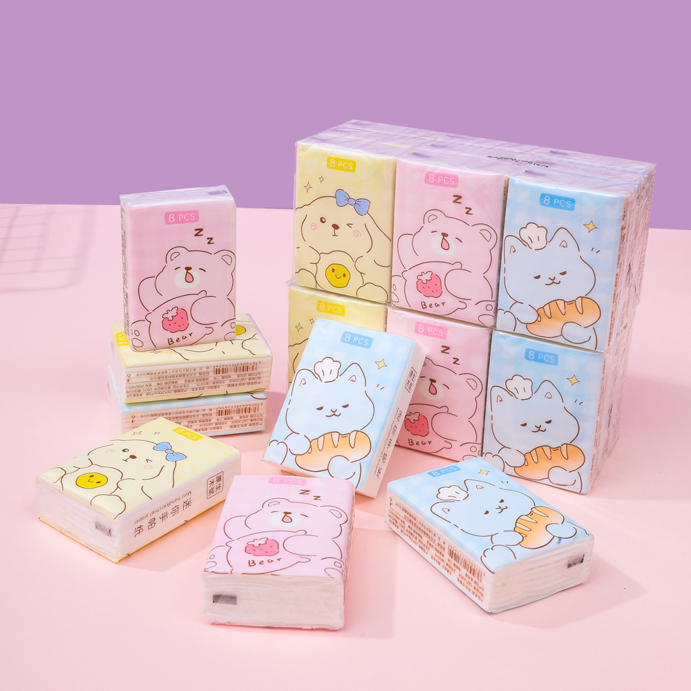 Cartoon Bear Pattern Pocket Tissue - Image 5