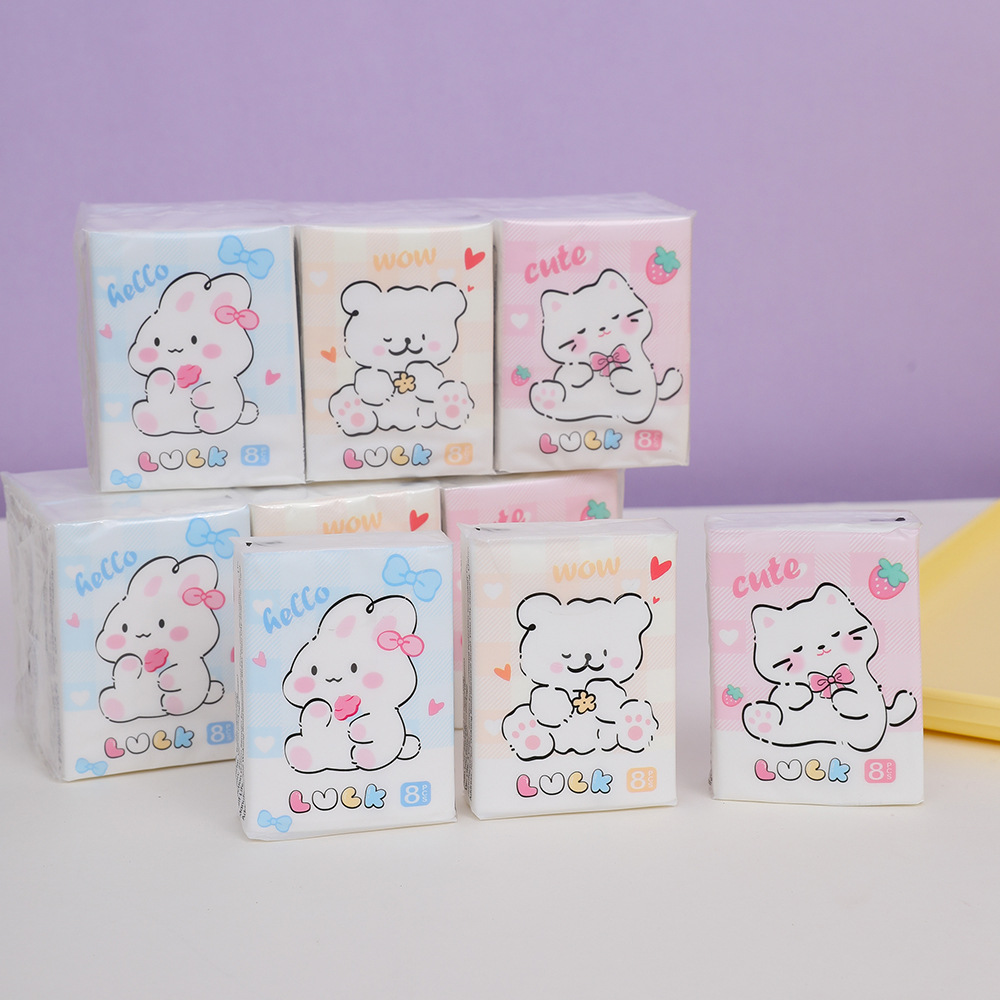 Cartoon Bear Pattern Pocket Tissue - Image 3