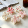 Korean-Style Spring and Summer Sweet Floral Hair Clips
